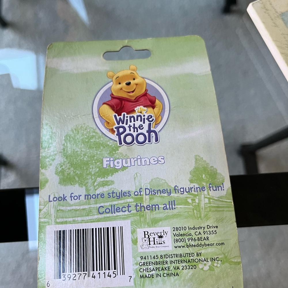 Disney Winnie the Pooh figurines. Vintage 2" each Pooh Piglet Eeyore Tigger - Picture 9 of 9